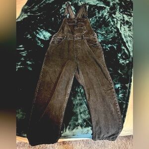 We The Free Ziggy Denim Overalls, Mineral Black, Women Size L